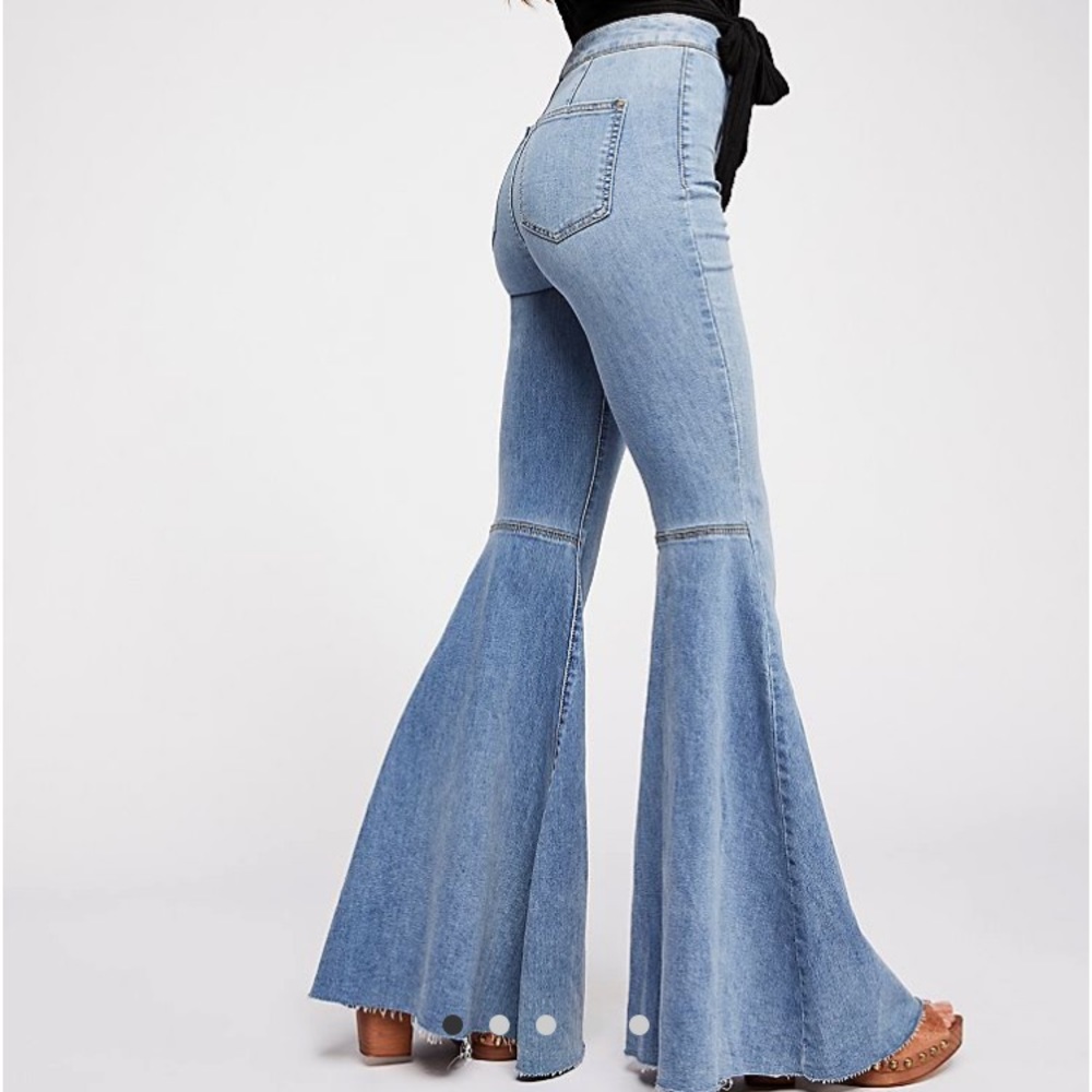 free people ‘just float on’ flare jeans